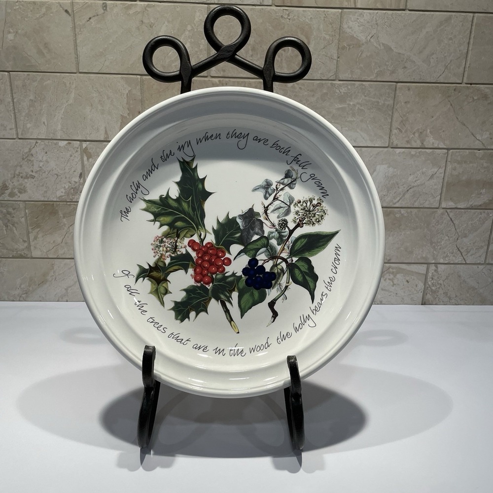 Vintage Portmeirion The Holly and the Ivy 10" Dinner Plate‎ Brand New